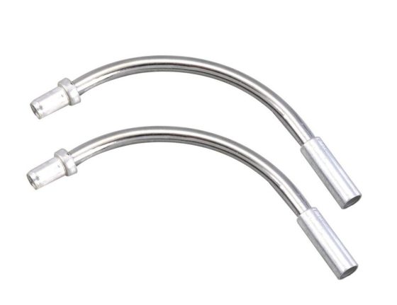2 tubes guide gaine 90° pour freins V-brake Icestop