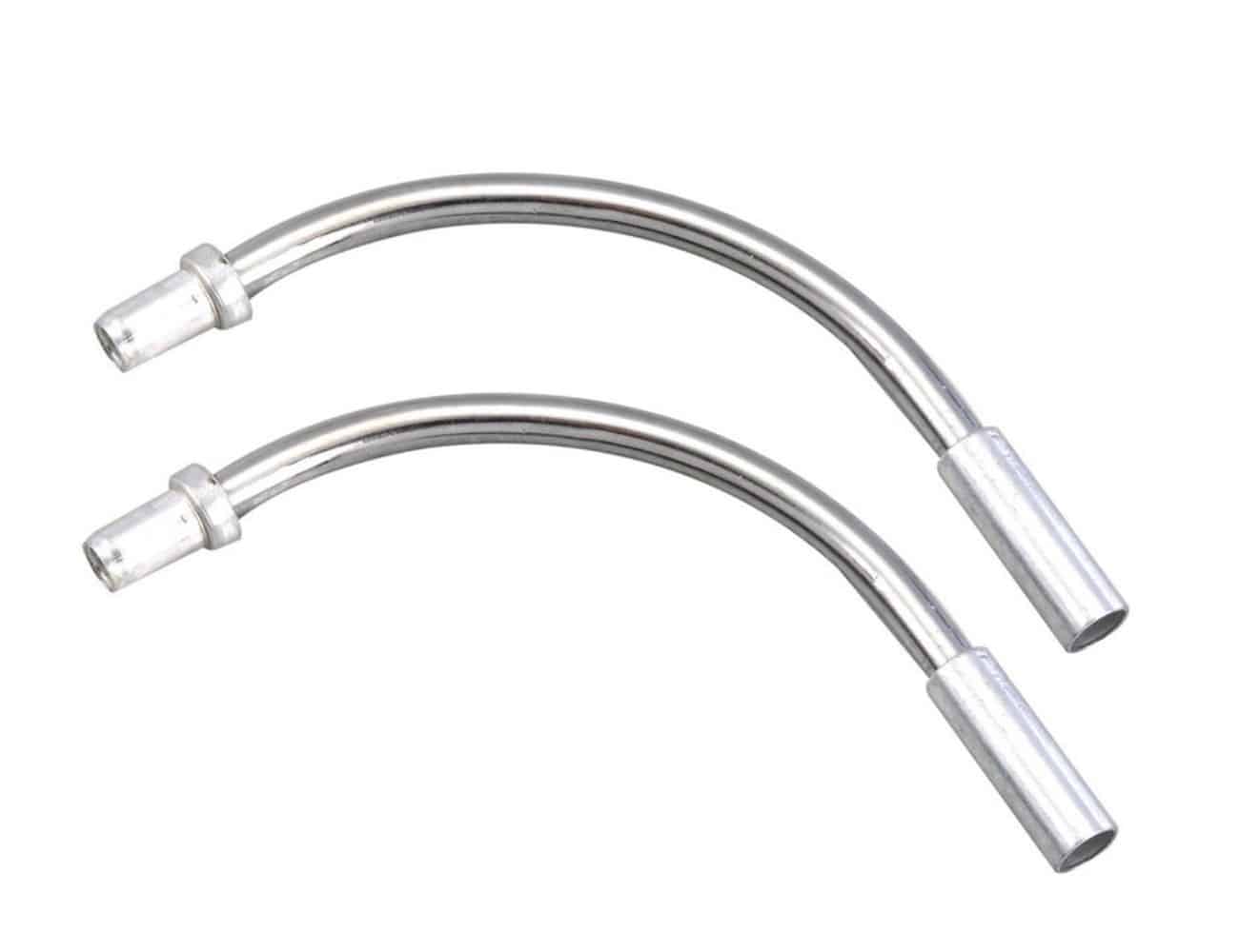 2 tubes guide gaine 90° pour freins V-brake Icestop