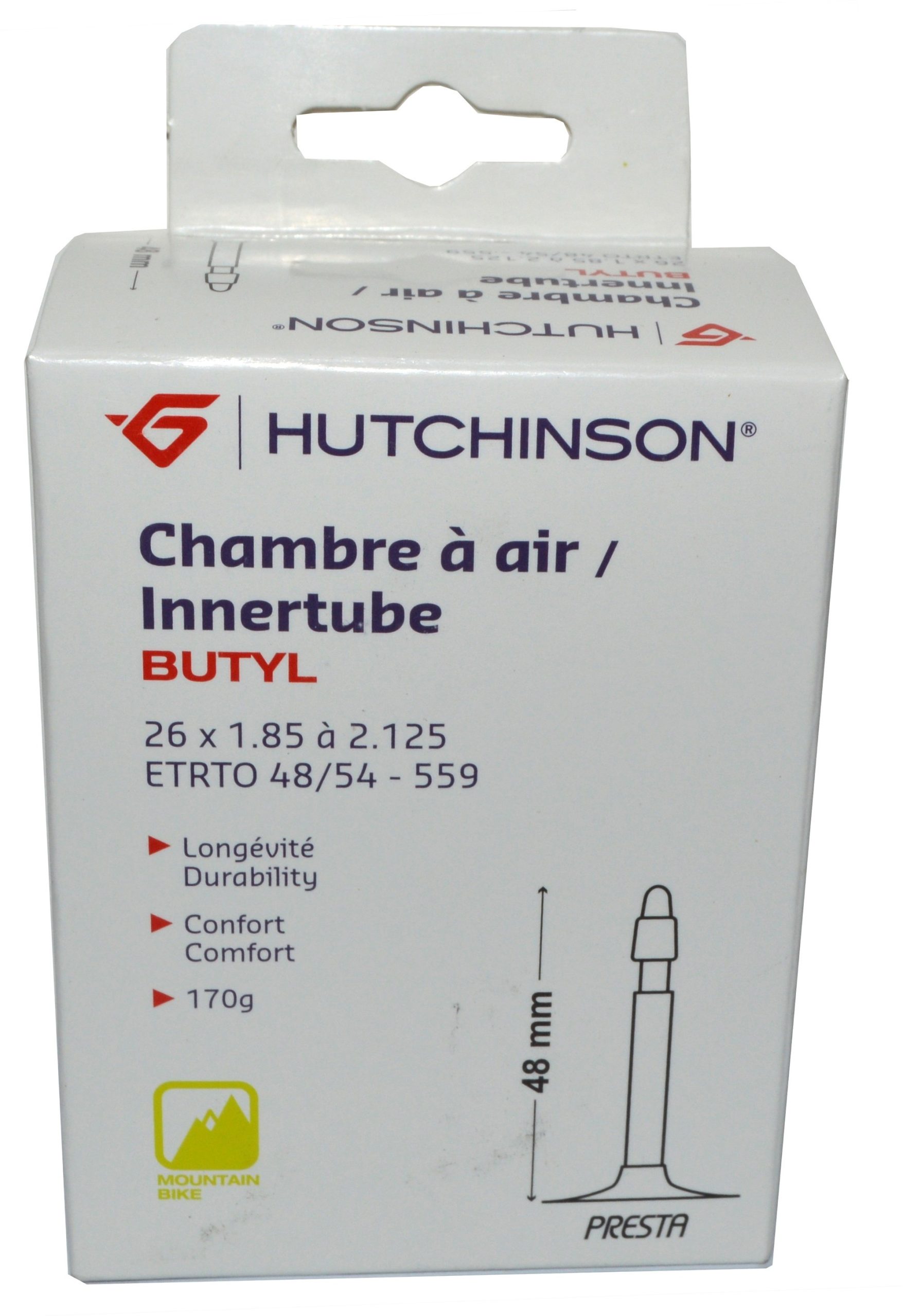 Chambre à air 26X1,85-2,125 Eco Vp48