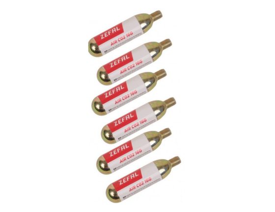 6 Cartouches Co2 Zefal 16g