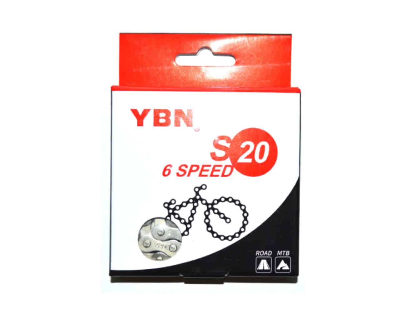 Chaîne vélo Yaban anti-rouille 5/6 vitesses 116 maillons