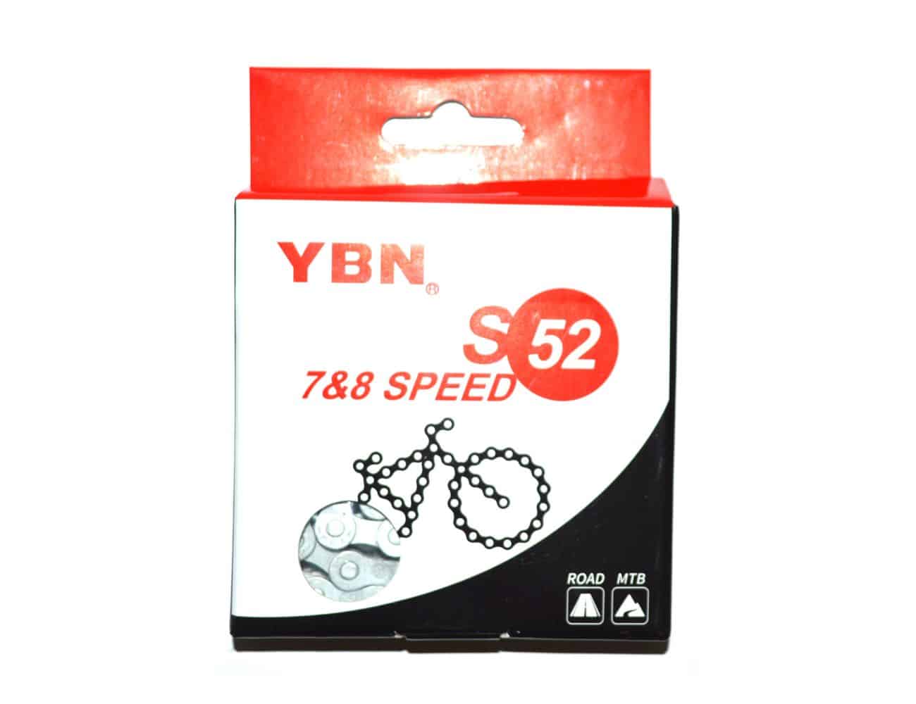 Chaîne vélo Yaban anti-rouille 7/8 vitesses 116 maillons