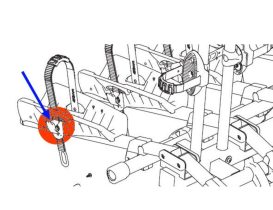 Fixation pour sangle crantée pour porte-vélo PNA Rack 2/3/4