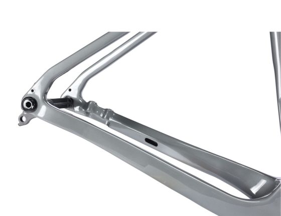 Kit cadre et fourche Gravel carbone EXS 700 à disque – Taille 56 gris