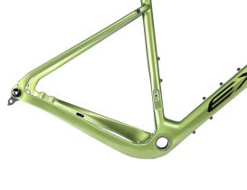 Kit cadre et fourche Gravel carbone EXS 700 à disque - Taille 50 vert