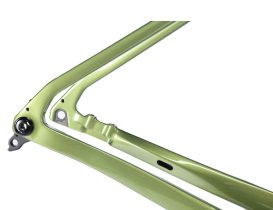 Kit cadre et fourche Gravel carbone EXS 700 à disque - Taille 50 vert