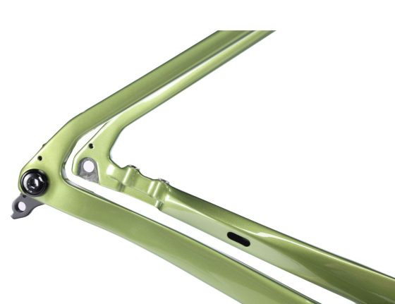 Kit cadre et fourche Gravel carbone EXS 700 à disque - Taille 50 vert