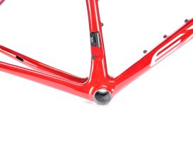 Kit cadre et fourche Route carbone EXS 700 à disque – Taille 49 rouge