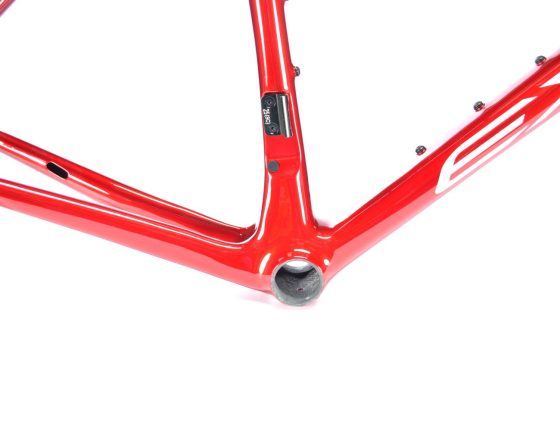 Kit cadre et fourche Route carbone EXS 700 à disque – Taille 49 rouge