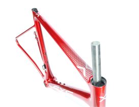 Kit cadre et fourche Route carbone EXS 700 à disque – Taille 49 rouge