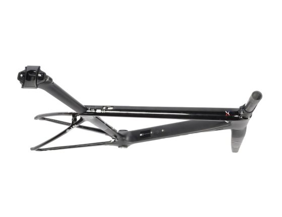 Kit cadre et fourche Route carbone EXS 700 à patins – Taille 48 noir