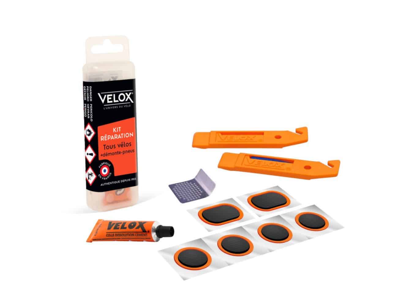 Kit de réparation Trekking/VTC + démonte pneus Velox