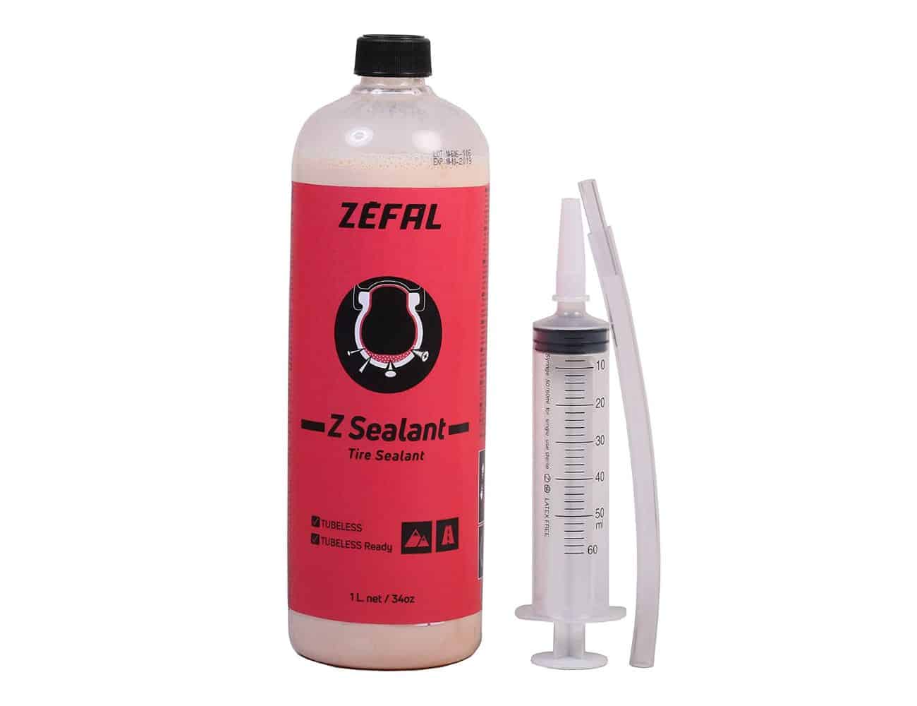 Liquide anti-crevaison Zefal Z Sealant + seringue 1L