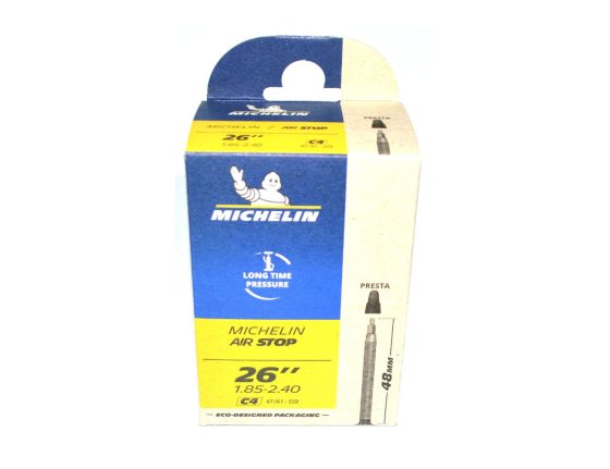 Chambre à air VTT Michelin Air Stop C4 | 26X1.85-2.40 | (47/61-559) Presta 48 mm