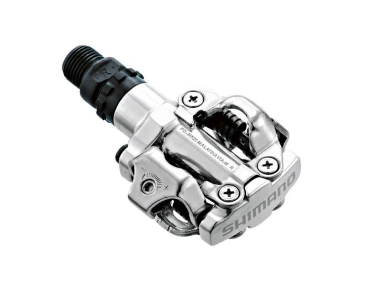 Pédales automatiques Shimano PD-M520 SPD argent