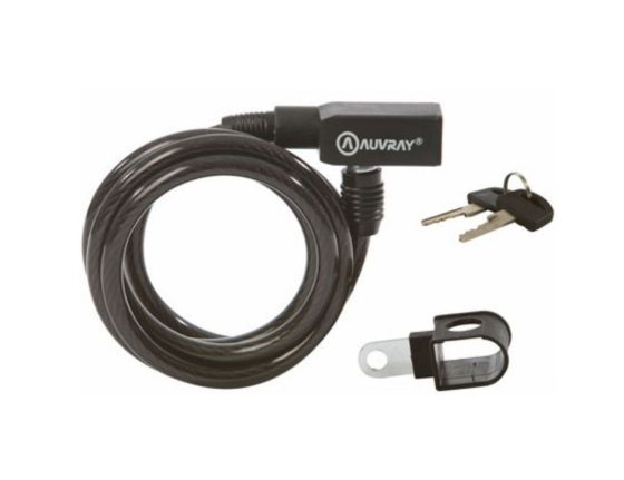 Antivol spirale à clé Auvray URBA + support 150cm