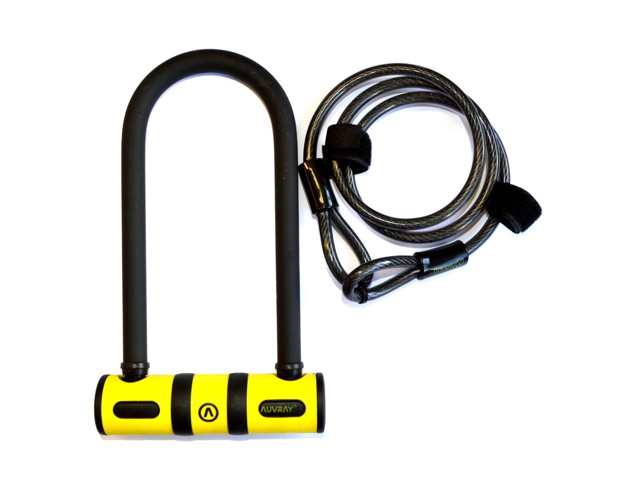 Antivol U + câble Auvray U BIKE 19 cm