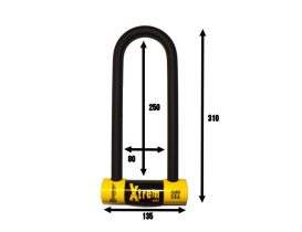 Antivol U Auvray XTREM BIKE 25cm