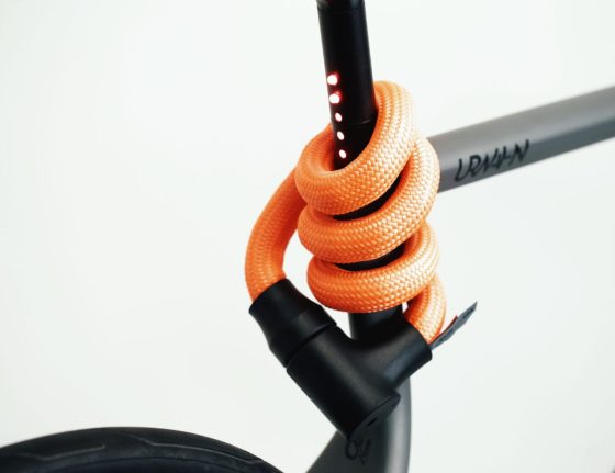Chaîne Antivol Tex-Lock Orbit orange - 100cm