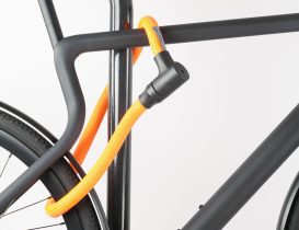 Chaîne Antivol Tex-Lock Orbit orange - 100cm