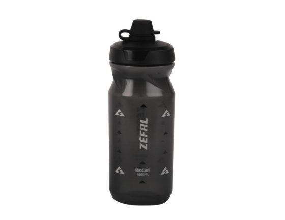 Bidon Zefal Sense Soft 65 No-Mud Noir fumé – 650 ml