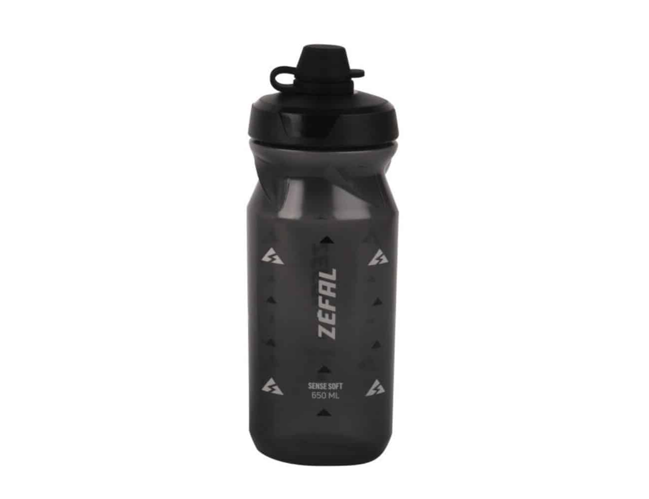 Bidon Zefal Sense Soft 65 No-Mud Noir fumé – 650 ml