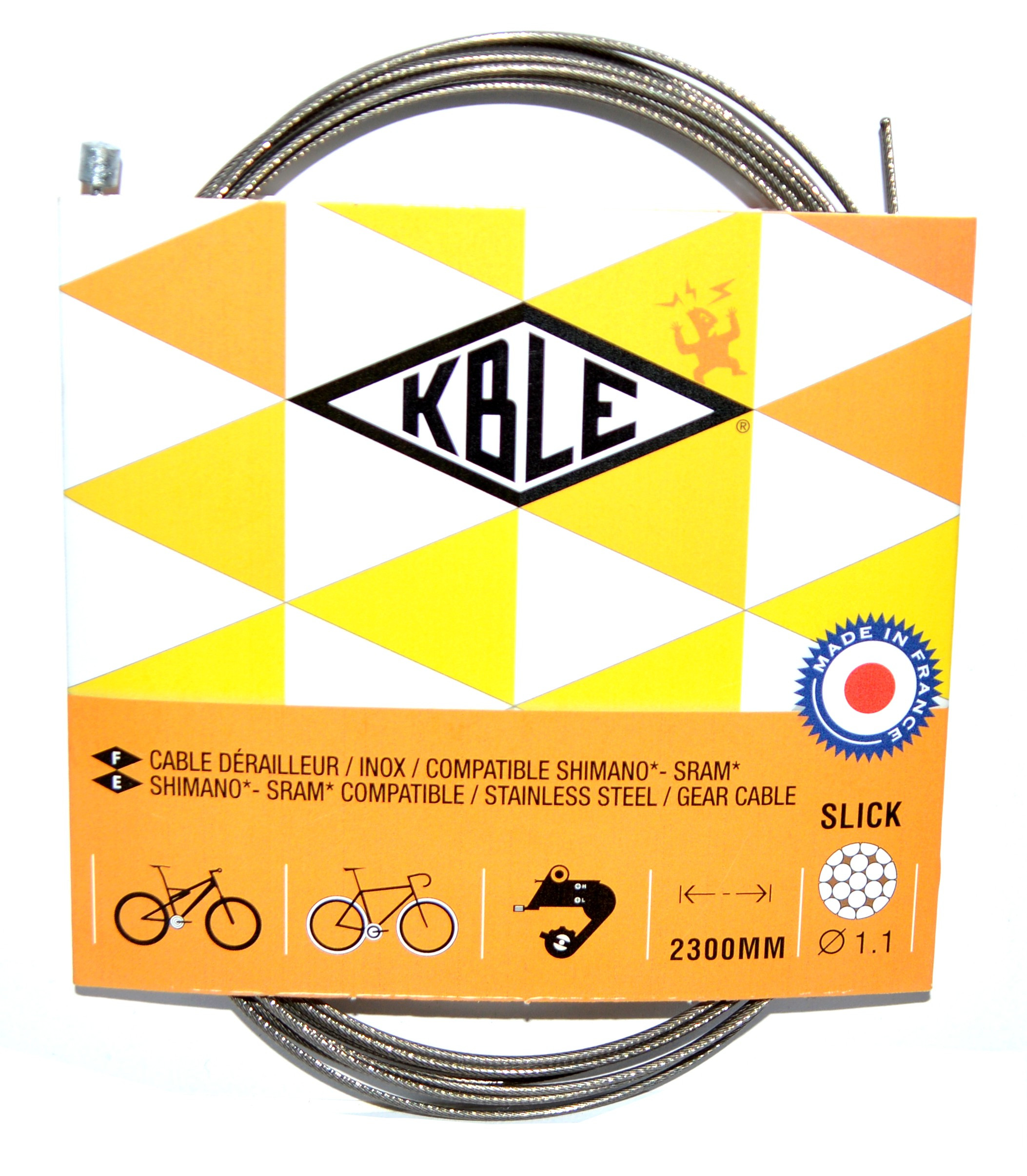 CABLE DERAILLEUR INOX SLICK