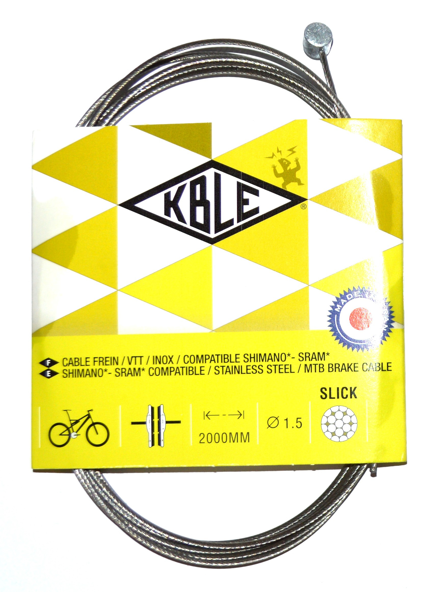 CABLE FREIN VTT INOX SLICK