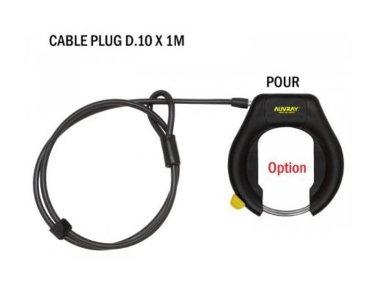 Câble pour antivol de cadre Auvray PLUG