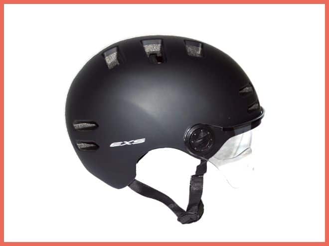 Casque à visière EXS – Noir mat – Taille L