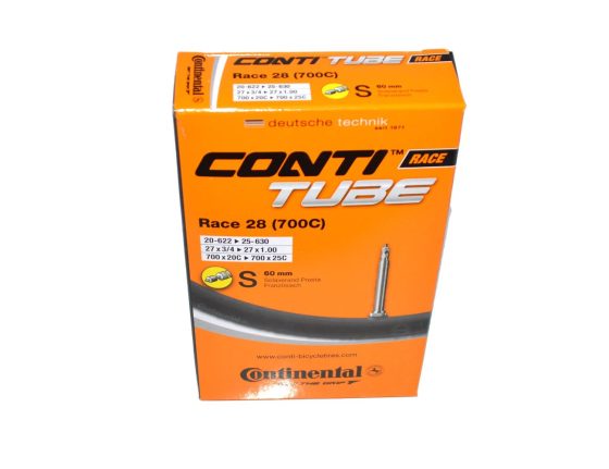 Chambre à air route Continental Race 28" | 700 X 20/25C | (20/25-622/630) Presta 60 mm
