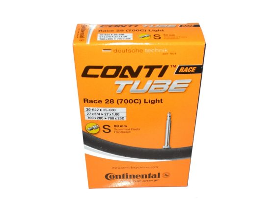 Chambre à air Continental Race 28 Light | 700 X 20/25C | (20/25-622/630) Presta 60 mm