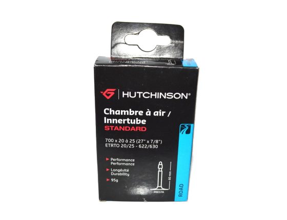 Chambre à air Route Hutchinson 27" I 700X20 à 25 I (20/25-622/630) Presta 60 mm