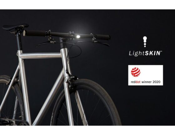 Cintre VTT Lightskin H2B alu 700 mm Ø31,8 mm avec éclairage intégré