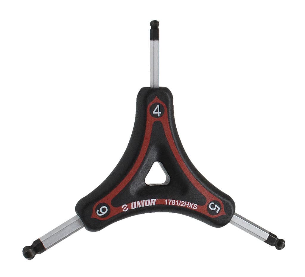 CLE 6P 3BRAS 4X5X6 TETE SPHERQ