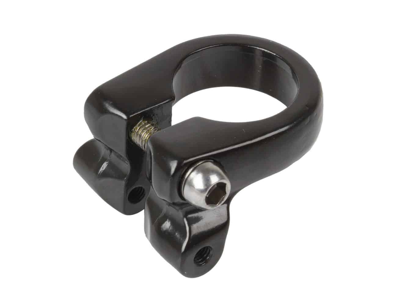 Collier de selle à œillet pour fixation porte-bagages M-Wave Racky 31,8 mm