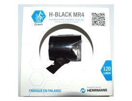 Eclairage avant spécial VAE Hermanns H-Black MR4 - 120 Lumens