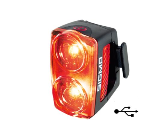 Éclairage arrière avec feu stop Sigma Buster RL 150 - 150 lumens