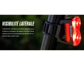 Éclairage arrière avec feu stop Sigma Buster RL 150 - 150 lumens