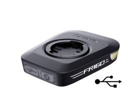 Eclairage avant Ravemen FR160 avec fixation compteur Garmin - 160 Lumens