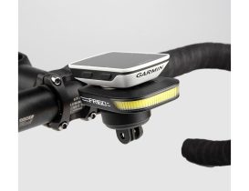 Eclairage avant Ravemen FR160 avec fixation compteur Garmin - 160 Lumens