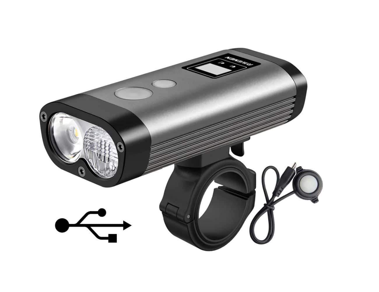 Éclairage avant Ravemen PR1400 - 1400 Lumens