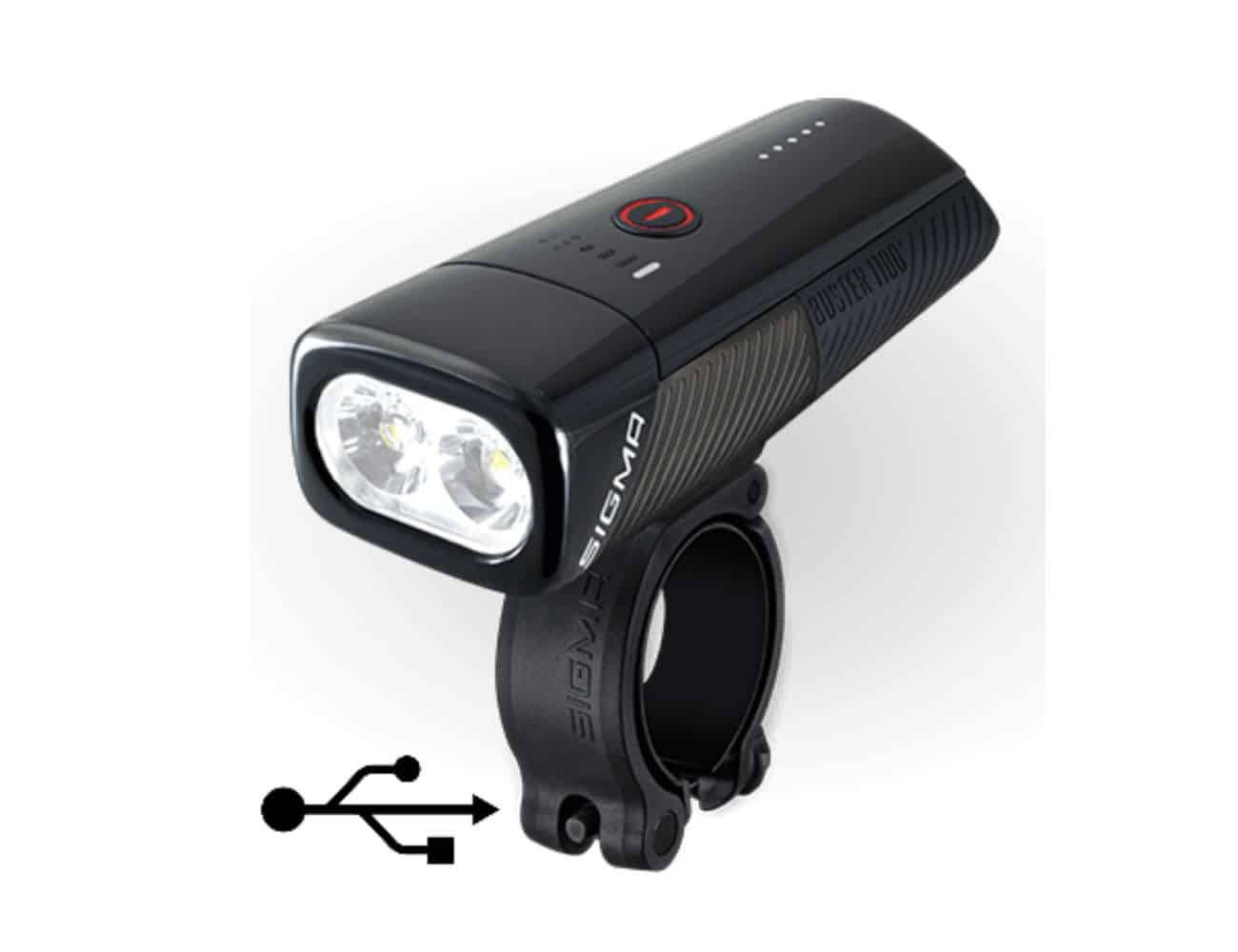 Éclairage avant Sigma Buster 1100FL - 1100 lumens