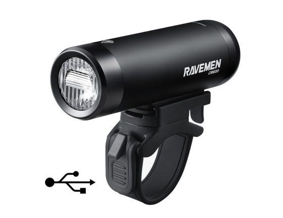 Eclairage avant USB Ravemen CR600 - 600 Lumens