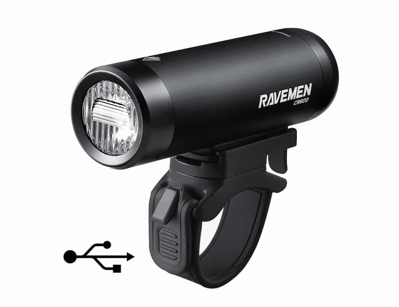 Eclairage avant USB Ravemen CR600 - 600 Lumens