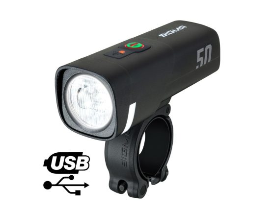 Eclairage avant USB Sigma AURA 50 - 50 LUX