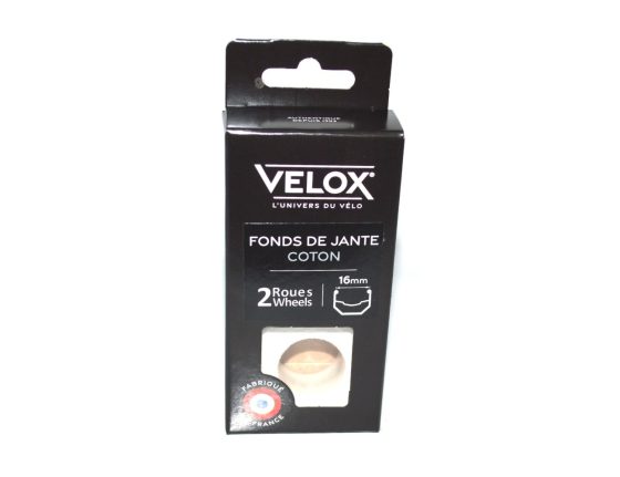 Paire de fonds de jante en coton Velox 12/29" 16mm
