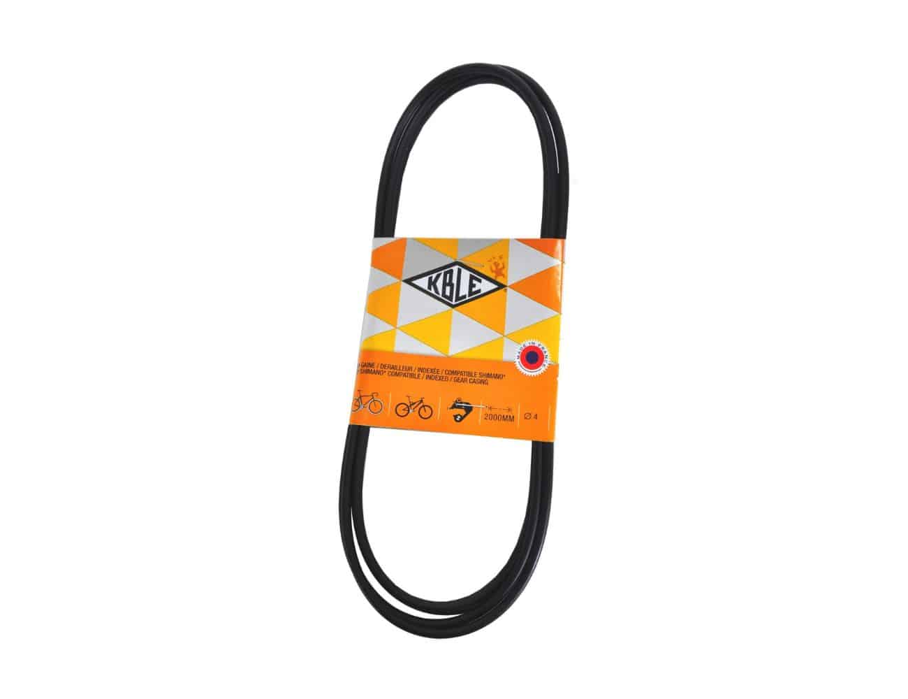 Gaine de dérailleur téflonnée transfil KBLE noire