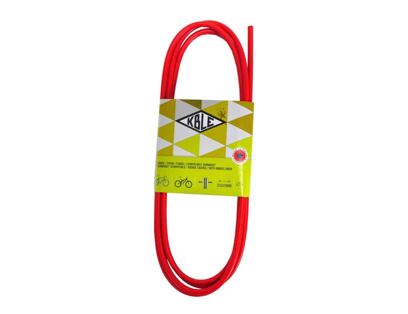 Gaine de frein téflonnée Tranfil rouge 5x2000 mm