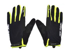 Gants longs VTT EXS Noir/Jaune – Taille M